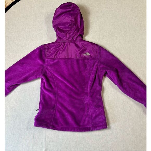 The North Face Fuzzy Fleece Jacket Women’s Sz S Purple - Picture 6 of 6